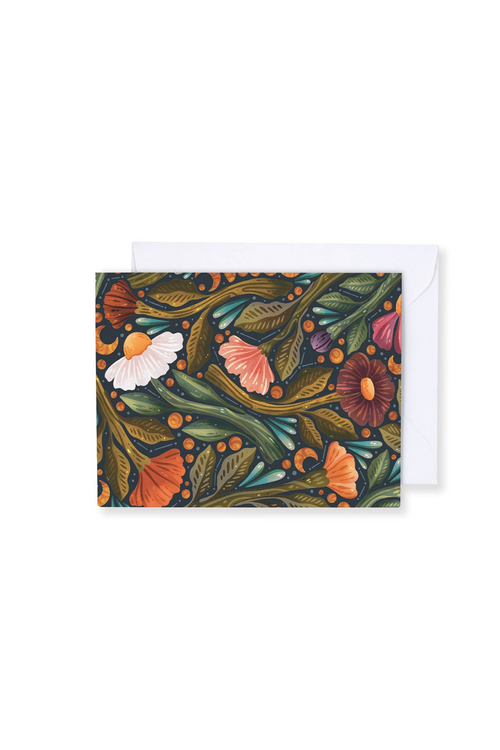 Night Sky Floral Notecards