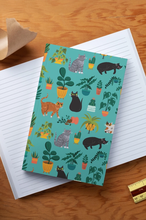 Plant Kitties Notebook