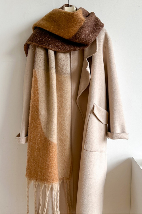 Colorblock Blanket Scarf