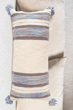 2 of 2:Azul Tassel Lumbar Pillow
