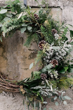 1 of 4:Festive Floral + Fir Wreath Workshop