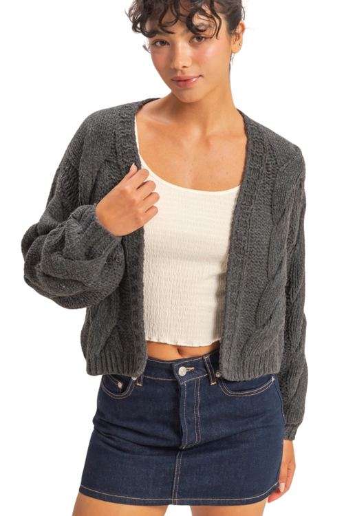 Maia Open Front Cardigan Sweater