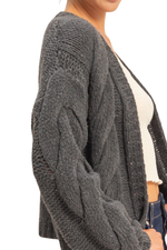 4 of 4:Maia Open Front Cardigan Sweater