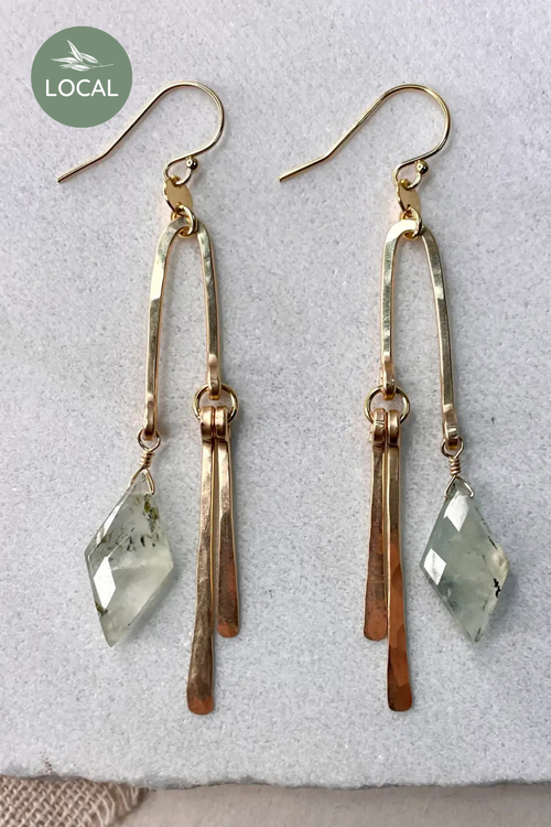 Diamond + Tine Earrings