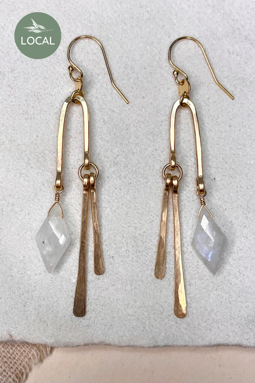 Diamond + Tine Earrings