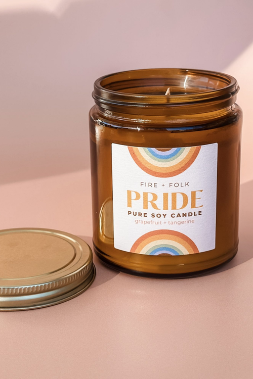 Fire + Folk Limited Edition Pride Candle