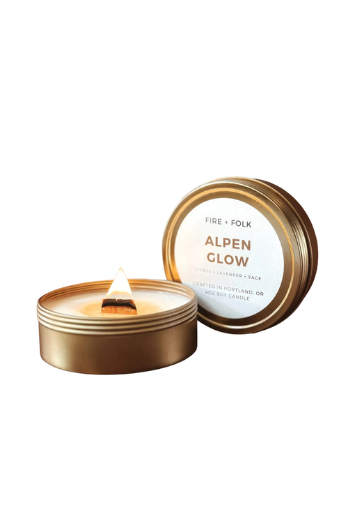 Fire + Folk Travel Tin Candle Collection