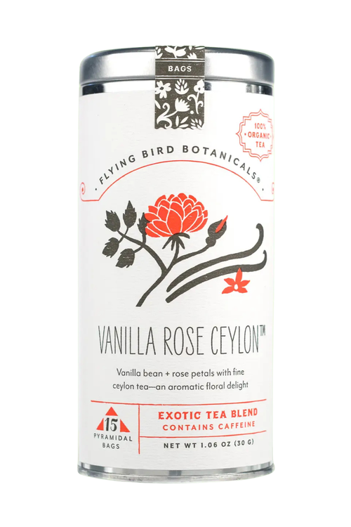 Flying Bird Botanicals Vanilla Rose Tea