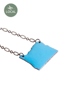 1 of 8:Oregon Enamel Necklace