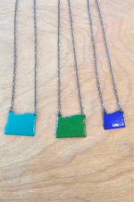 2 of 8:Oregon Enamel Necklace