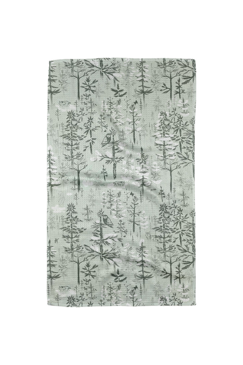 Geometry Kitchen Tea Towel - Boreal Forest