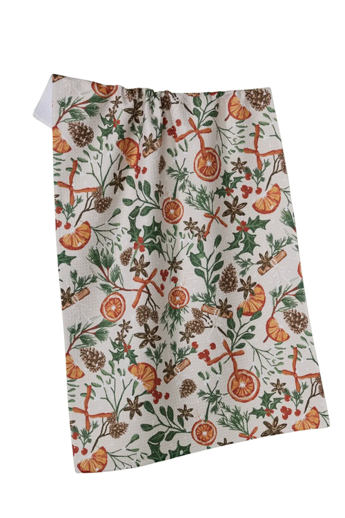 Geometry Kitchen Tea Towel - Canela