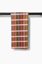 3 of 3:Geometry Kitchen Tea Towel - Fall Harvest Stripes