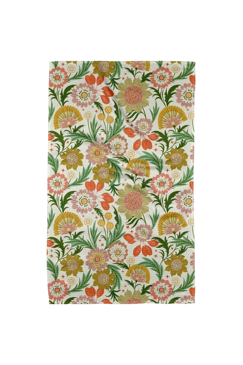 Geometry Kitchen Tea Towel - Garden Dreams