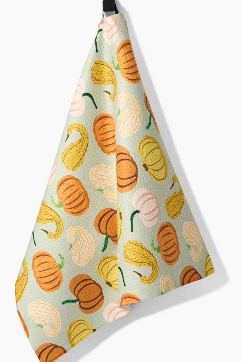 Geometry-Kitchen-Tea-Towel-Pumpkins-and-Gourds