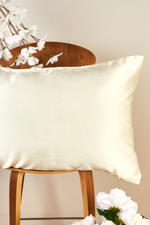 4 of 10:Gilded Fox Silk Pillowcase