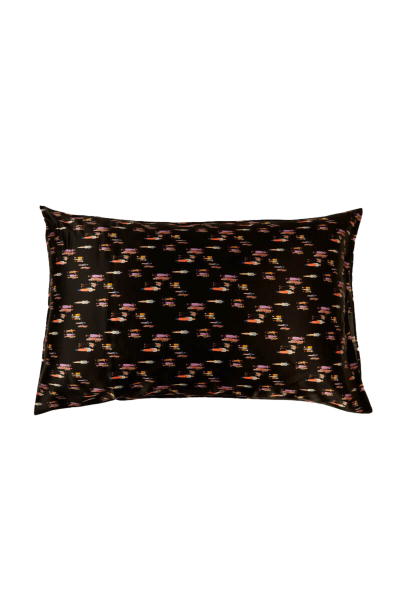 Gilded Fox Silk Pillowcase