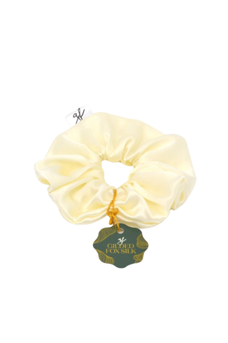 Gilded-Fox-Silk-Scrunchie-Standard-Milky