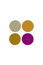 16 of 19:Graf Lantz Multicolored Round Felt Coaster Set