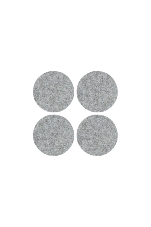 Graf Lantz Solid Round Felt Coaster Pack