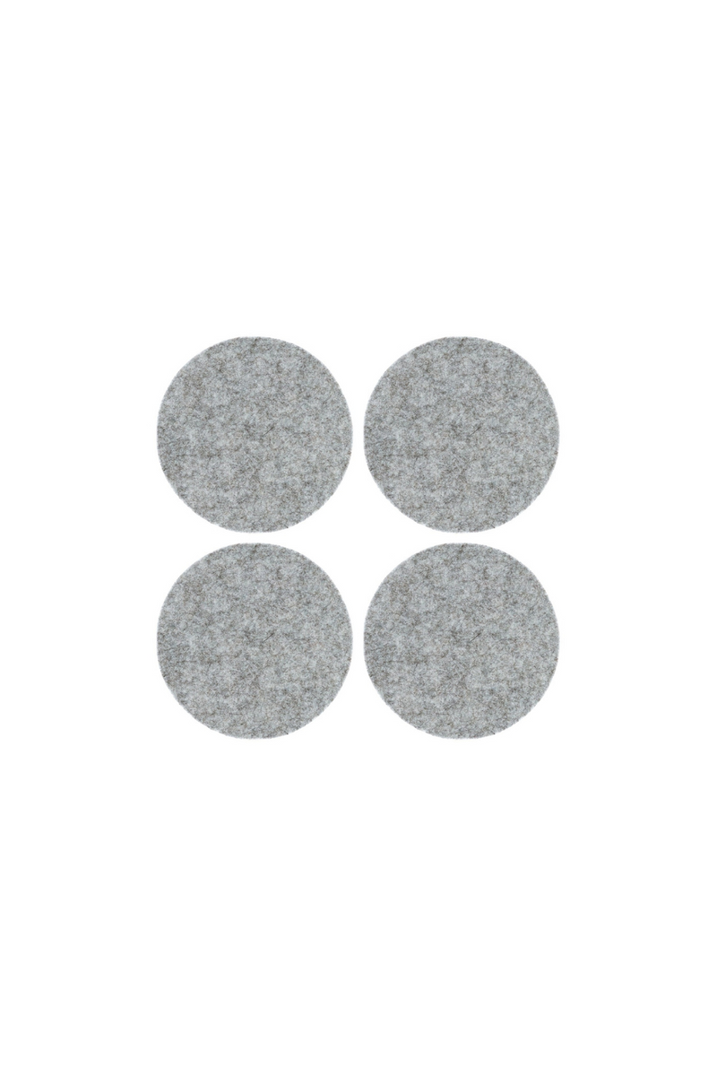 Graf-Lantz-Solid-Round-Felt-Coaster-Set-Granite