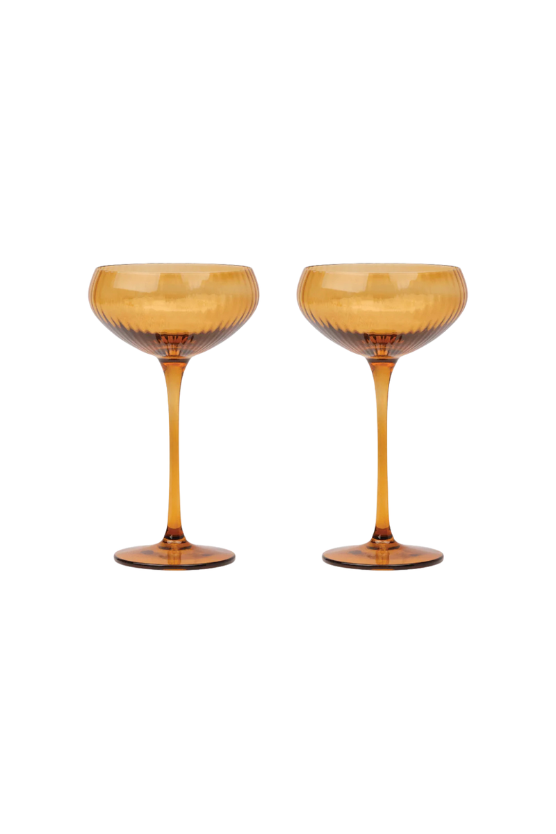 Heres-How-Lou-Coupe-Glass-Set-in-Amber