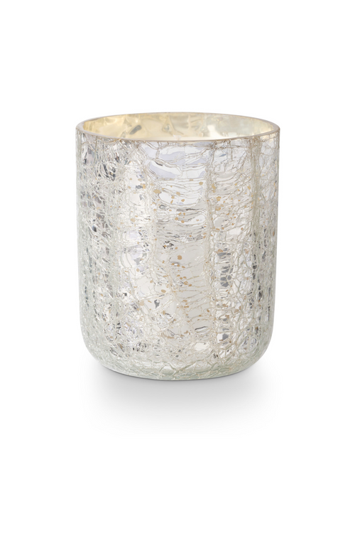 Illume Holiday Boxed Crackle Glass Candle