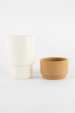 4 of 6:Ceramic + Cork Mug Set