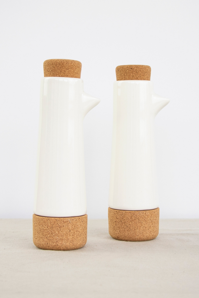 Liga-Oil-Vinegar-Ceramic-Pourers-Cream