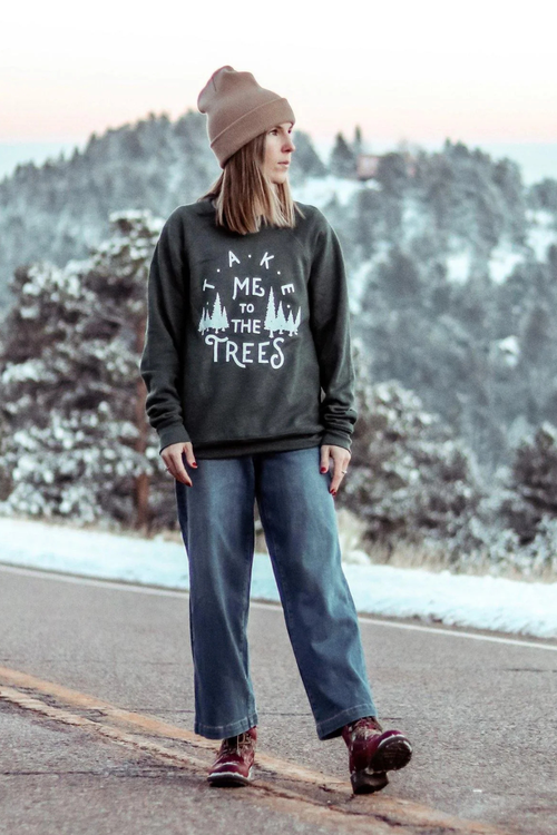 Take Me to the Trees Crewneck Sweatshirt