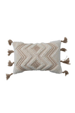 1 of 3:Tufted Mini Embroidered Pillow