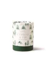 4 of 4:Cypress + Fir Opaque Glass Boxed Candle