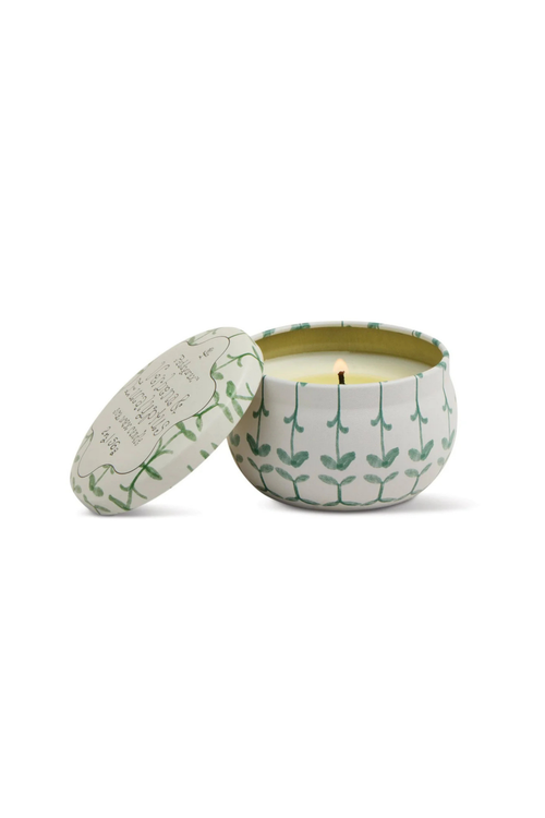Paddywax Tulip Printed Tin Candle