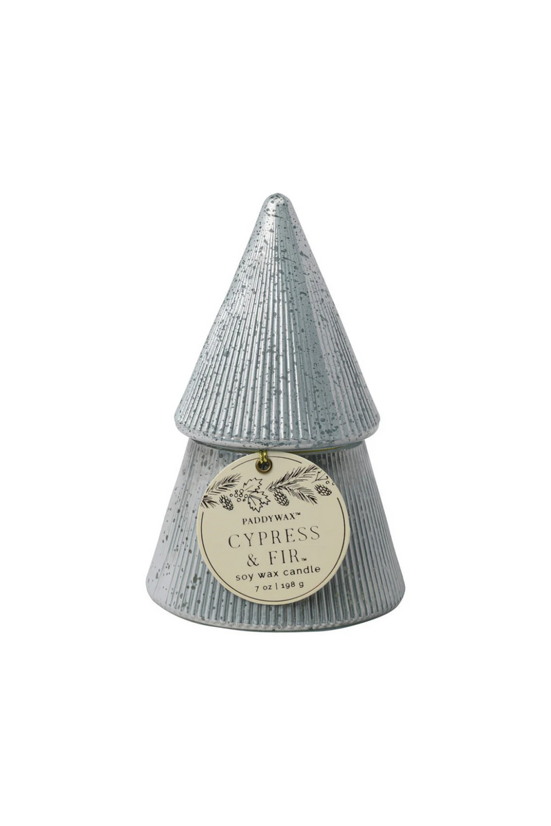 Paddywax_-Cypress_Fir-Mercury-Glass-_Stacked-Tree-Candle-Silver