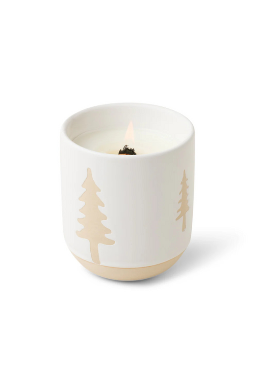 Cypress + Fir Ceramic Tree Candle