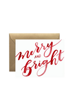 1 of 2:Merry and Bright Greeting Card