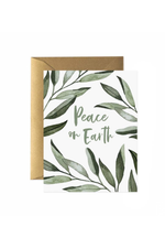 1 of 2:Peace on Earth Greeting Card