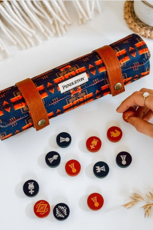 Pendleton Chess + Checkers Travel Set