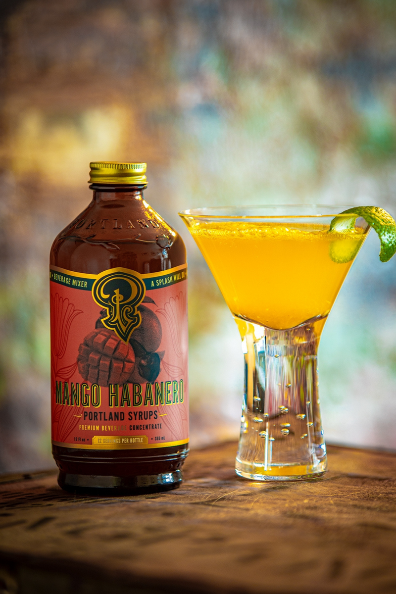 Mango Habanero Cocktail Syrup-Portland Syrups-ECOVIBE