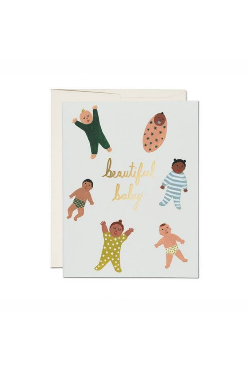 Red-Cap-Cards-Beautiful-Baby-Greeting-Card