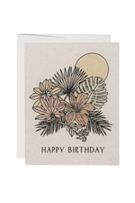 1 of 2:Tropical Birthday Greeting Card