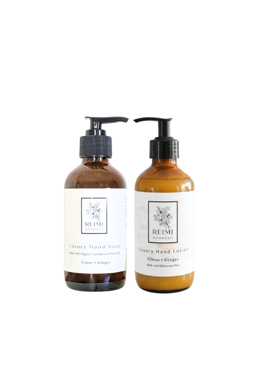 Reimi Luxury Hand Lotion + Liquid Hand Soap Set