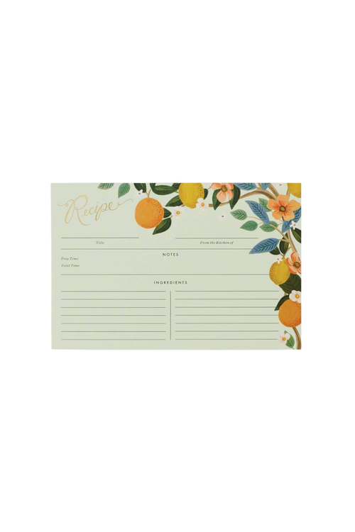 Rifle Paper Co. Recipe Card