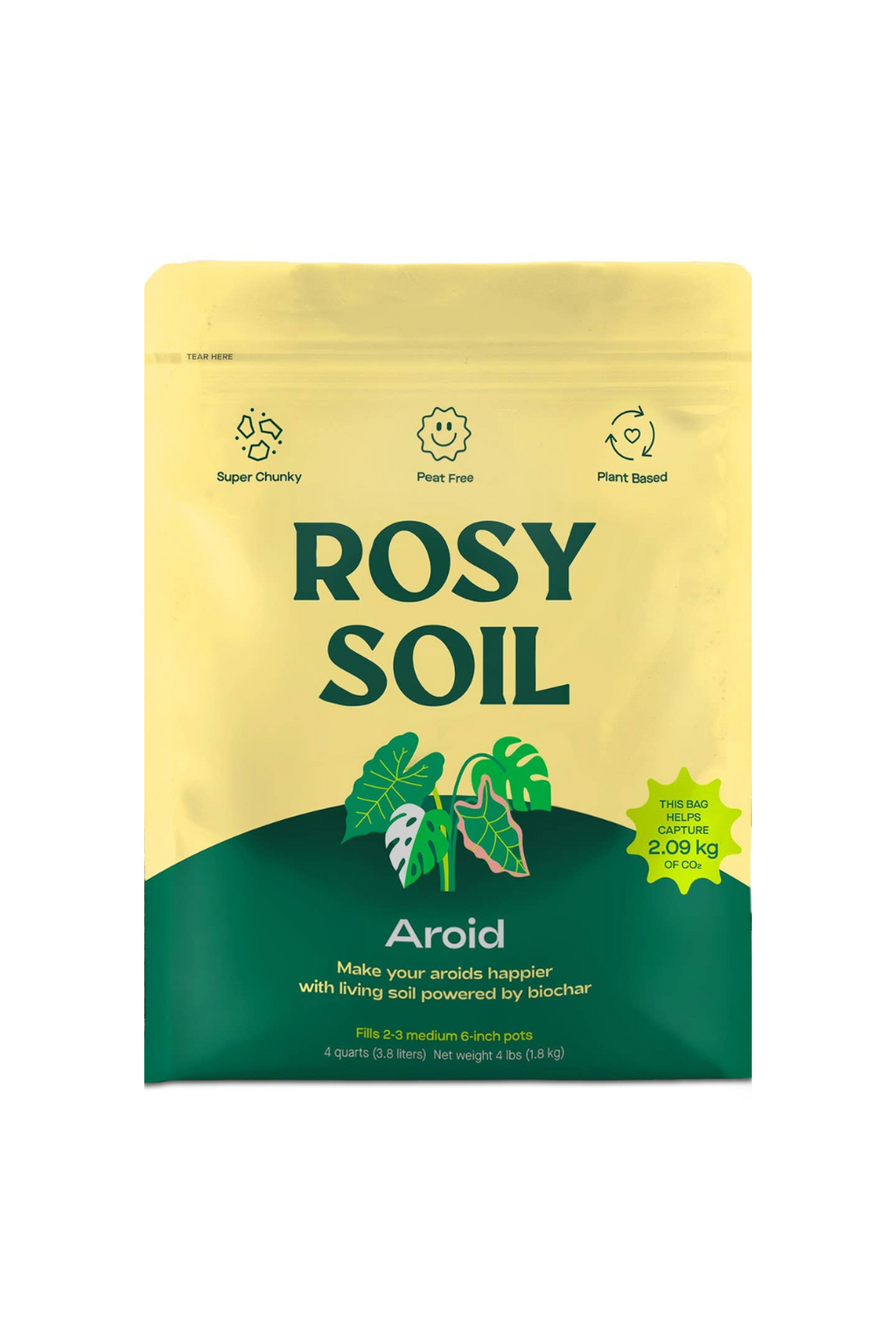 rosy soil indoor potting mix Rosy Soil Aroid Mix – ECOVIBE