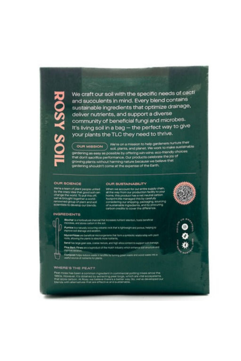 succulent mix ingredients Rosy Soil Cactus + Succulent Soil – ECOVIBE