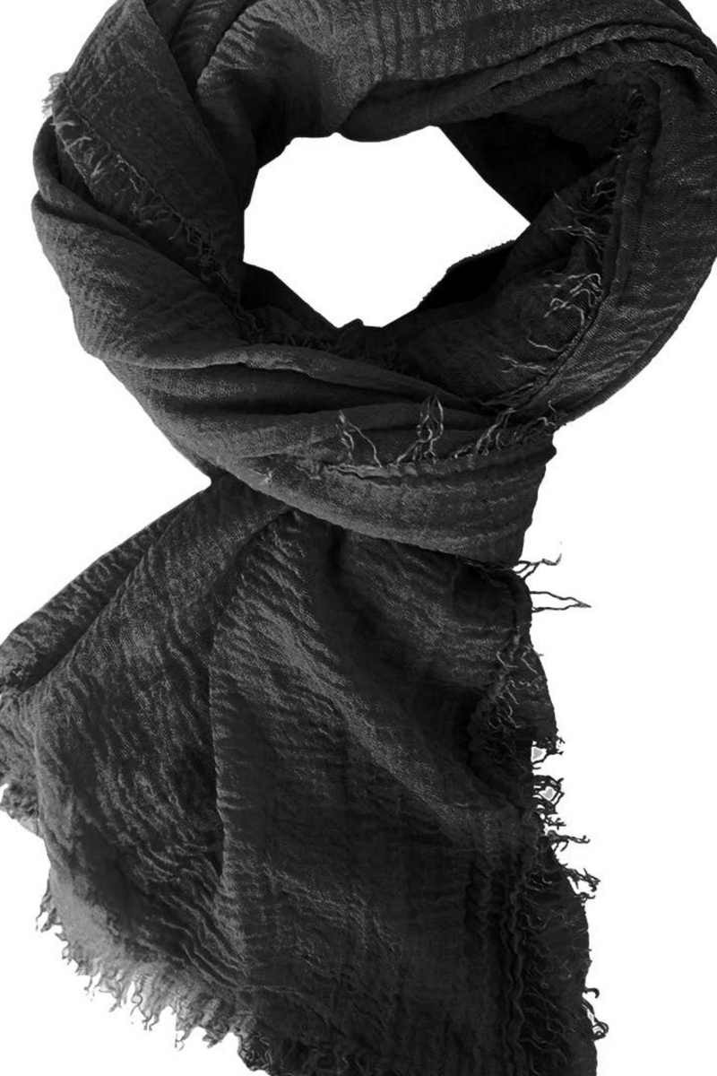 Rubyzaar-Boho-Scarf-Black