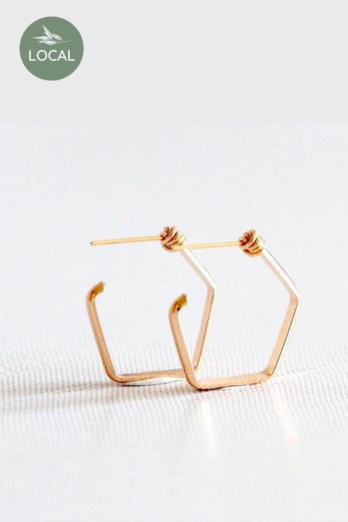 Apiary Hoop Earrings