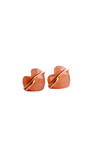 1 of 4:Gemstone Heart Studs