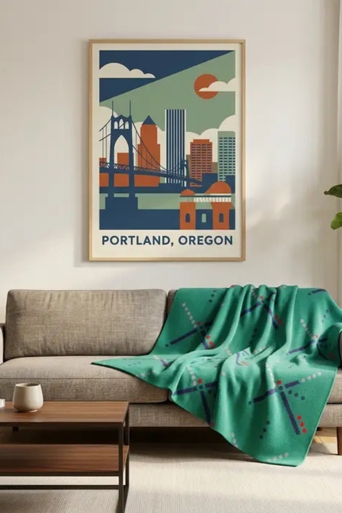 Seek + Swoon PDX Carpet Blanket