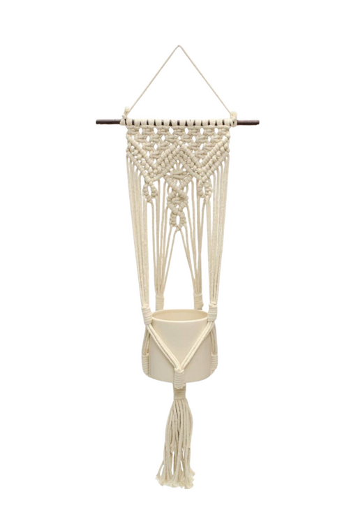 Tokyo Macrame Wall Plant Hanger